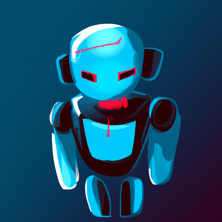 illustration of a robot, modern design, for the web, AI looking, 4k, high resolution, trending in artstation