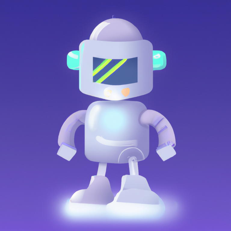 illustration of a robot, modern design, for the web, cute, happy, 4k, high resolution, trending in artstation